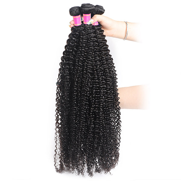 Brazilian Curly Hair 3 Bundles Meetu 10A Virgin Remy Human Hair Weave