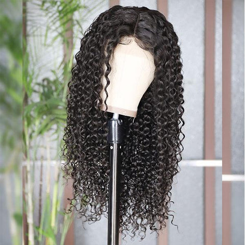 Curly Lace Front Wig 13x4 HD Lace Frontal Wigs Human Hair Glueless Wigs Pre Plucked