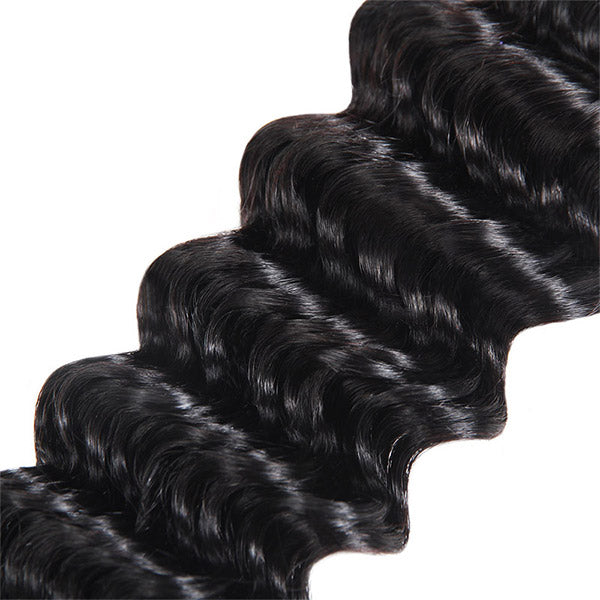 Meetu Hiar Deep Wave Hair 1 Bundle Virgin Human Hair Weave