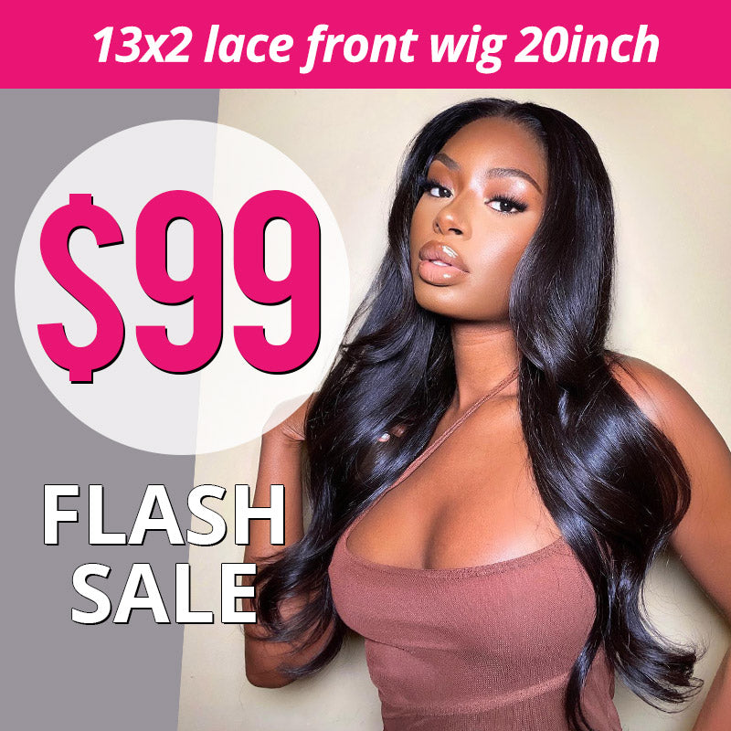 13x2 Lace Front Wig Straight Hair Body Wave Human Hair Wig Flash Sale