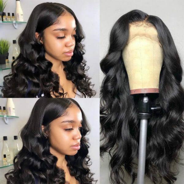 13x4 HD Lace Front Human Hair Wigs Body Wave 13x6 Lace Frontal Wigs for Women Pre Plucked