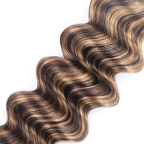 Highlight Loose Deep Wave 3 Bundles Virgin Remy Human Hair Weave - MeetuHair