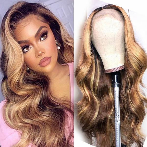 Highlight Ombre Lace Front Wig Wholesale 5 Pcs - MeetuHair