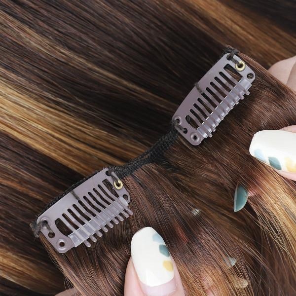 Highlight Straight Hair Clip In Hair Extension 7pcs/Set - MeetuHair