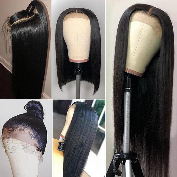 Glueless Wig Straight Hair 13x4 Lace Front Wig No Glue Pre-Cut HD Lace Wig