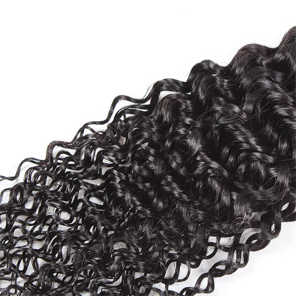 Meetu Hair 100% Virgin Hair Extensions Kinky Curly Human Hair Weave 1 Bundle