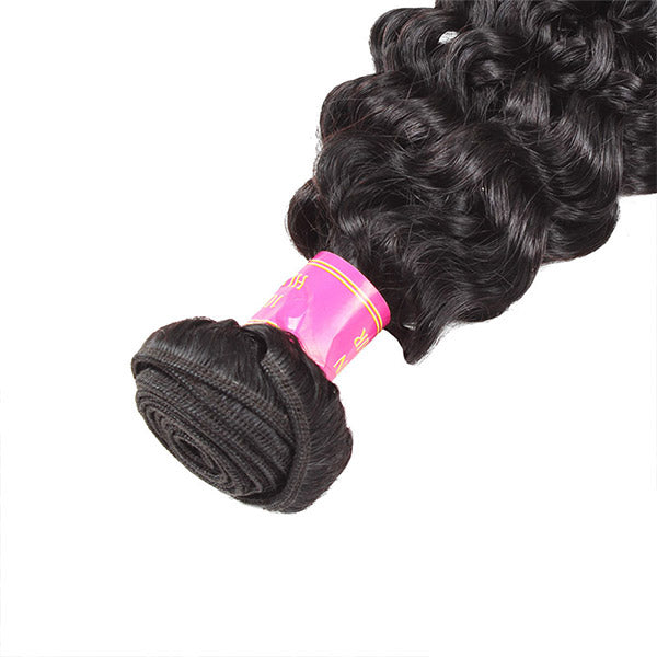 Meetu Hair 100% Virgin Hair Extensions Kinky Curly Human Hair Weave 1 Bundle