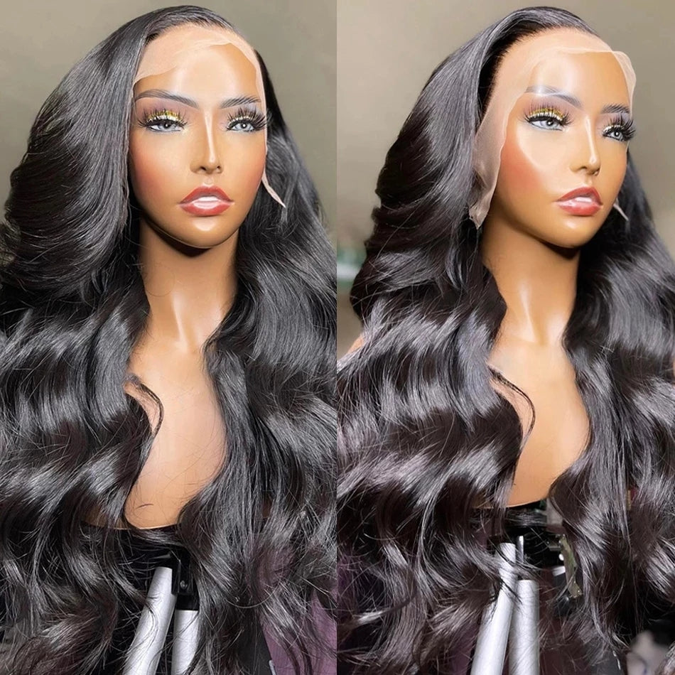 13x4 HD Lace Front Human Hair Wigs Body Wave 13x6 Lace Frontal Wigs for Women Pre Plucked