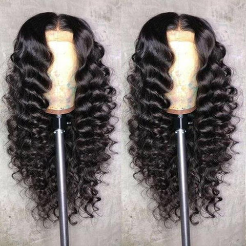 Loose Deep Wave Hair Lace Wig 13x4 Lace Front Human Hair Wigs 10A Wigs - MeetuHair