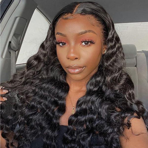 Loose Deep Wave Wig High Denisty 13*4 Lace Front Human Hair Wigs - MeetuHair