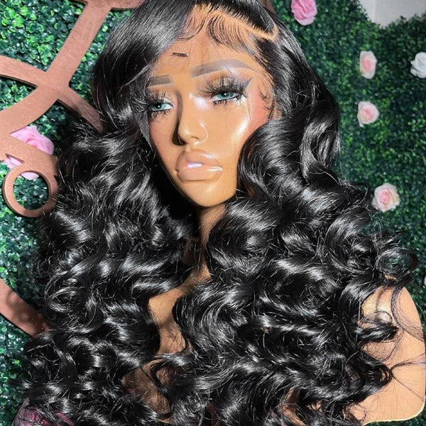 Long Wigs Loose Wave 13x4 Lace Front Wigs Pre-Plucked HD Lace Frontal Wigs