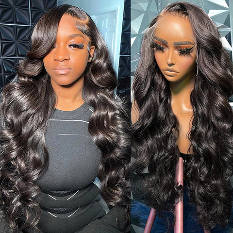 Long Wigs Loose Wave 13x4 Lace Front Wigs Pre-Plucked HD Lace Frontal Wigs