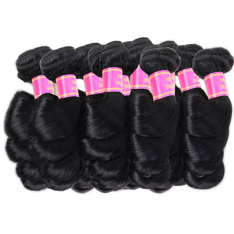 Wholesale Loose Wave Human Hair Bundles 10 Pieces Unprocessed Virgin Human Hair