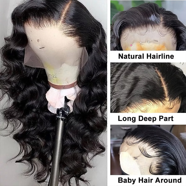 Loose Deep Wave Wig 13x4 Lace Front Wig HD Transparent 13x6 Lace Frontal Wig