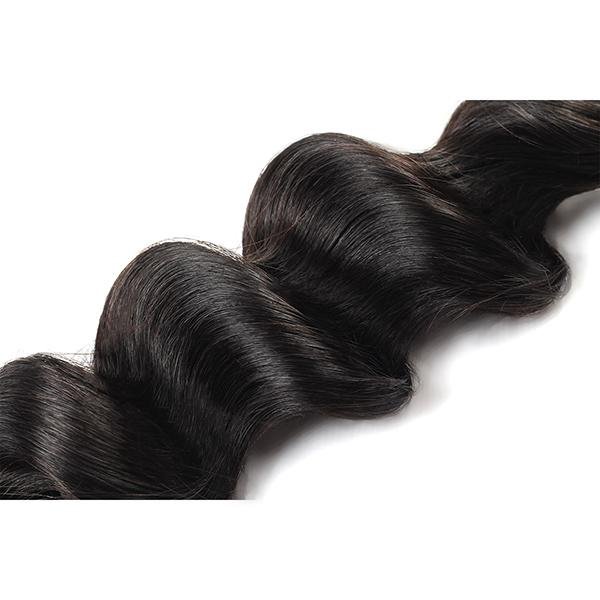 Malaysian Loose Deep Wave Hair 3 Bundles 10A Unprocessed Hair Weave - MeetuHair