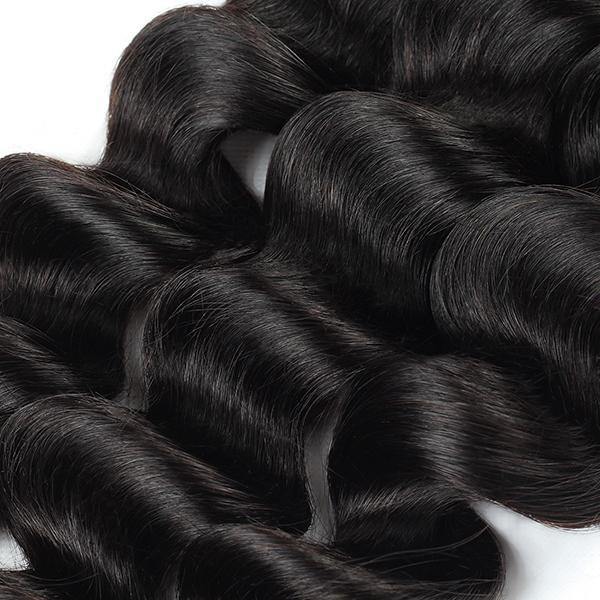 Malaysian Loose Deep Wave Hair 3 Bundles 10A Unprocessed Hair Weave - MeetuHair