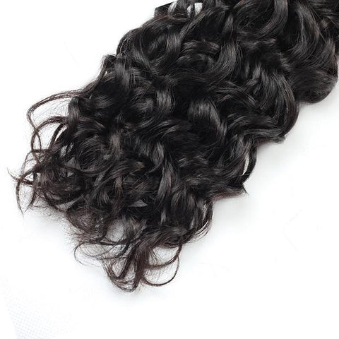 10A Virgin Hair Water Wave Hair Bundles Brazilian Human Hair Weave - MeetuHair