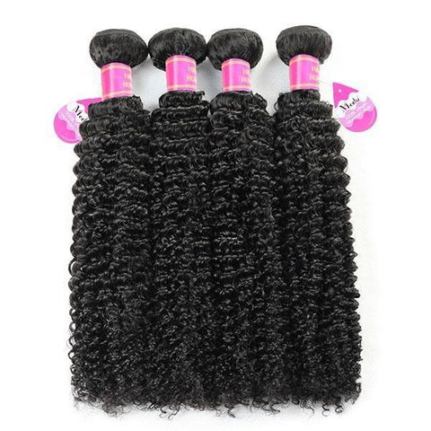 Meetu 10A Peruvian Curly Hair 4 Bundles Virgin Remy Human Hair Weave - MeetuHair