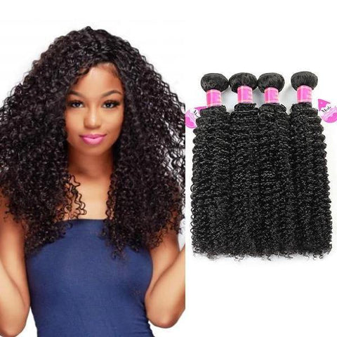 Meetu 10A Peruvian Curly Hair 4 Bundles Virgin Remy Human Hair Weave - MeetuHair