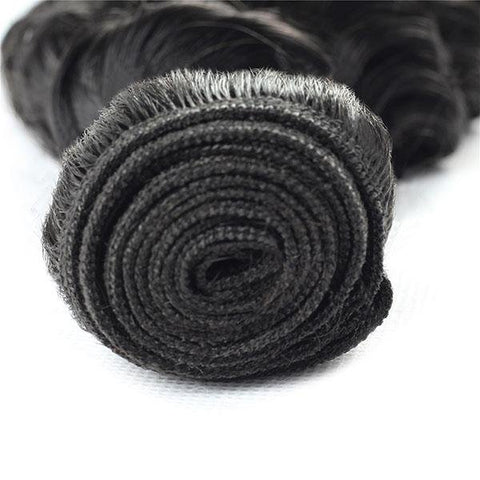 Meetu 10A Peruvian Human Hair 4 Bundles Deep Wave Virgin Remy Human Hair Weave - MeetuHair