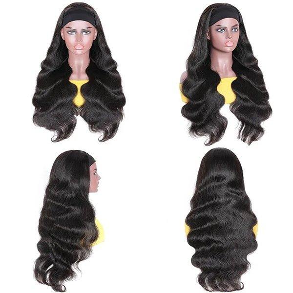 Meetu Body Wave Hair Headband Wig Affordable Natural Hair Half Wigs - MeetuHair