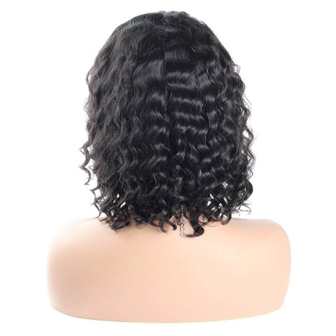 Meetu Deep Wave Hair Wigs Malaysian Deep Wave Short Bob Human Hair Wig - MeetuHair