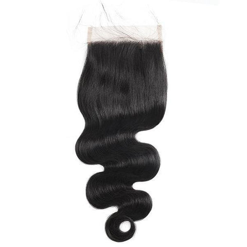 Meetu Hair Body Wave Hair 3 Bundles with 5*5 Transparent Lace Closure - MeetuHair