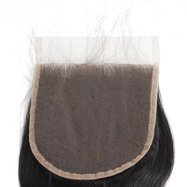 Meetu Hair Body Wave Hair 3 Bundles with 5*5 Transparent Lace Closure - MeetuHair