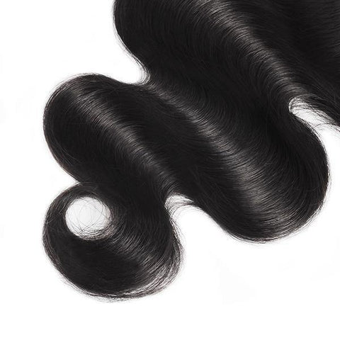 Meetu Hair Body Wave Hair 3 Bundles with 5*5 Transparent Lace Closure - MeetuHair