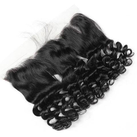 Meetu Hair Peruvian Loose Wave Virgin Human Hair 3 Bundles with 13*4 Lace Frontal - MeetuHair