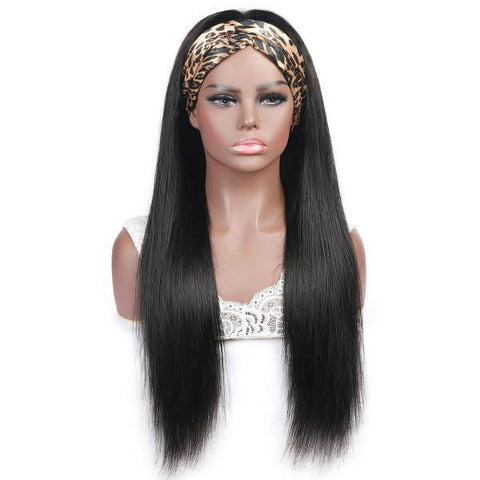 Meetu Straight Hair Headband Wig Affordable Natural Hair Half Wigs - MeetuHair