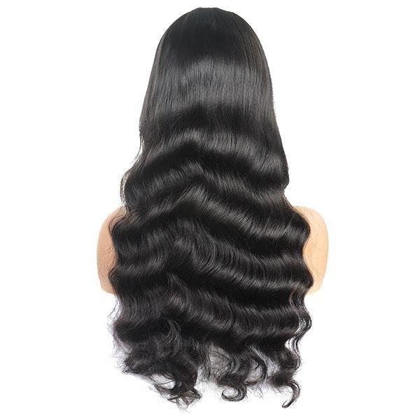 Peruvian Loose Wave 4*4 Lace Front Wig 10A Remy Human Hair Wigs - MeetuHair