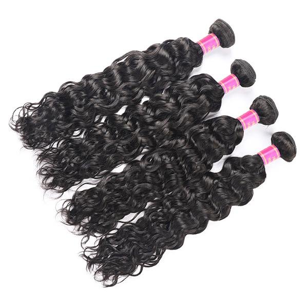 Peruvian Water Wave 4 Bundles Meetu 10A Virgin Remy Human Hair Weave - MeetuHair