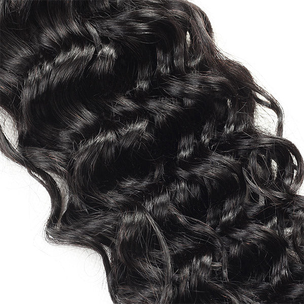 Peruvian Water Wave Hair 3 Bundles Virgin Human Hair Weave