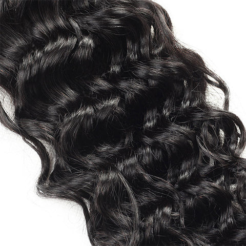 Peruvian Water Wave Hair 3 Bundles Virgin Human Hair Weave