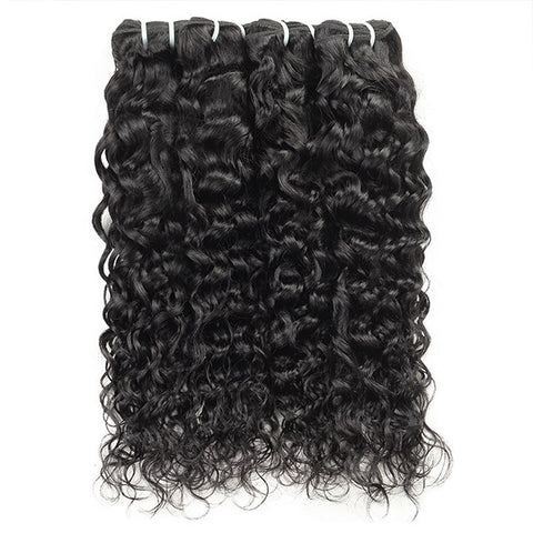 Peruvian Water Wave Hair 3 Bundles Virgin Human Hair Weave