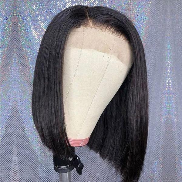 Short Bob Wig Side Part Human Hair Wigs - MeetuHair