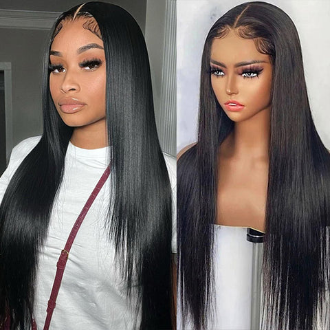 Straight Hair Wig 13x4 HD Lace Front Wig Pre Plucked Lace Frontal Wig