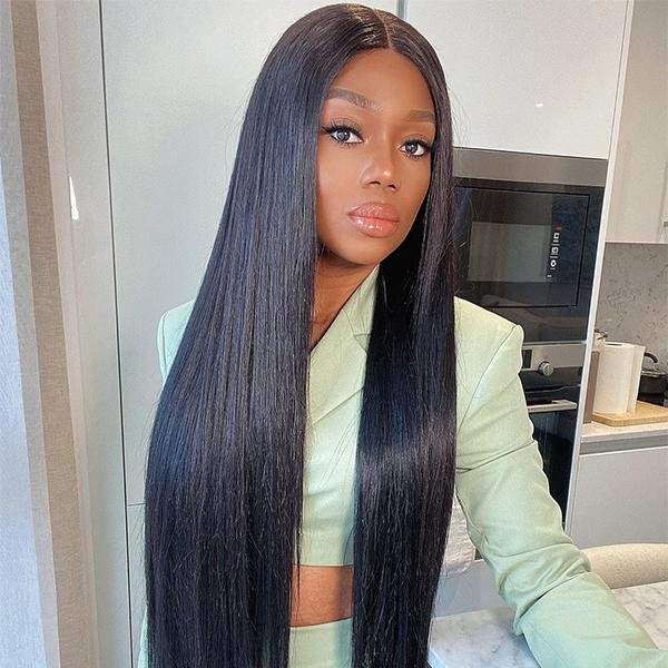Straight Hair Wig 13x4 HD Lace Front Wig Pre Plucked Lace Frontal Wig