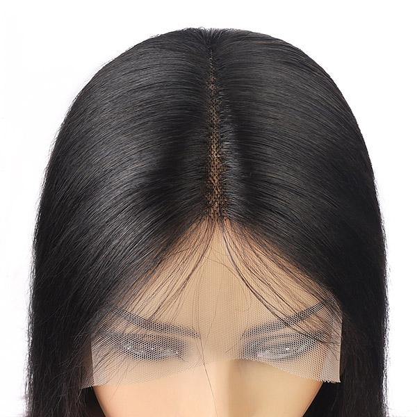 Straight Hair Wig HD Transparent Lace Front Wig T Part Wigs - MeetuHair