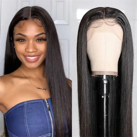 13x6 Lace Frontal Wig Straight Hair Wig HD Lace Wig 100% Virgin Human Hair Wigs