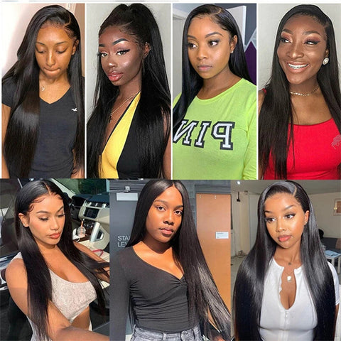 Straight Hair Lace Front Wig Glueless 13x2 HD Lace Wigs Human Hair Lace Frontal Wig