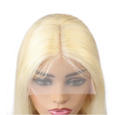 Transparent Lace Wig 613 Blonde Color Body Wave Hair Lace Front Wig T Part Wig - MeetuHair