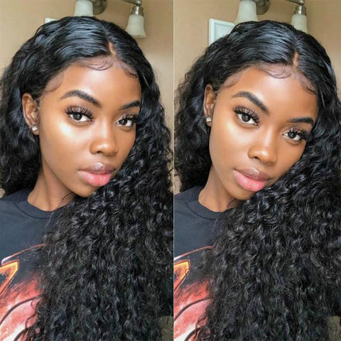 Deep Wave Lace Wig 13x4 Lace Front Wigs Virgin Brazilian Human Hair Wigs