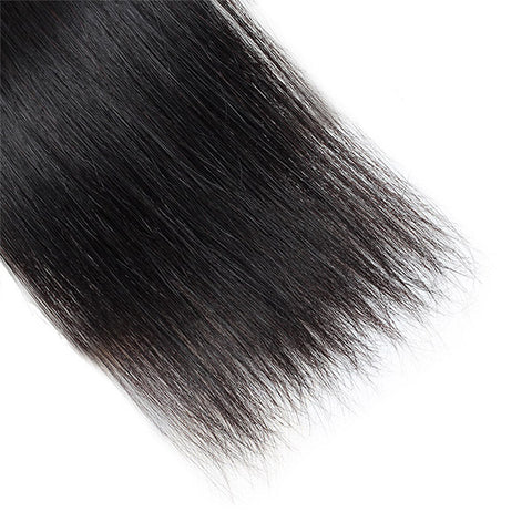 Straight Human Hair Weave 3 Bundles Virgin Brazilian Human Hair Extensions