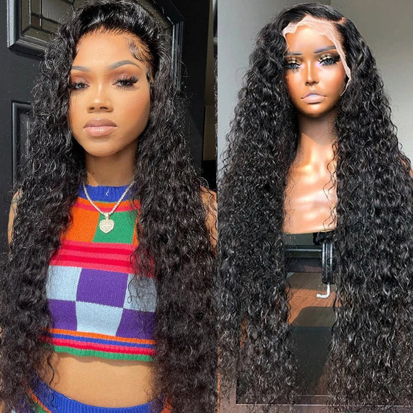 Water Wave 13x4 Lace Front Wigs Wet And Wavy Human Hair HD Lace Wigs