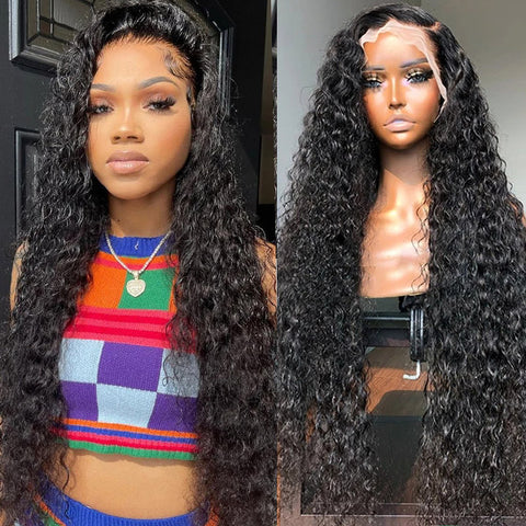 Water Wave 13x4 Lace Front Wigs Wet And Wavy Human Hair HD Lace Wigs