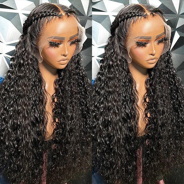 Water Wave 13x4 Lace Front Wigs Wet And Wavy Human Hair HD Lace Wigs