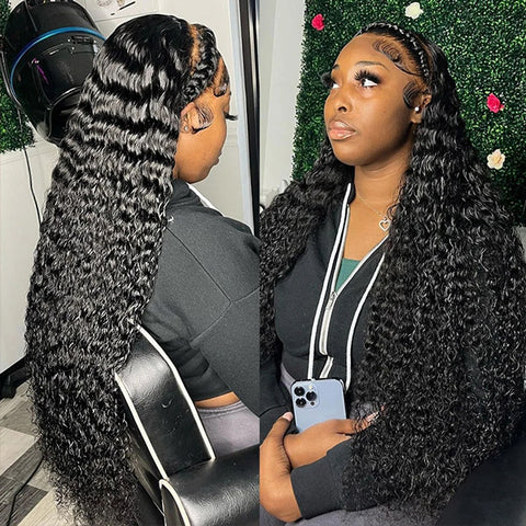 Water Wave 13x4 Lace Front Wigs Wet And Wavy Human Hair HD Lace Wigs