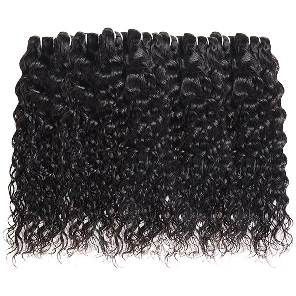 Wholesale Water Wave Human Hair Bundles 10 Pieces Unprocessed Virgin Human Hair